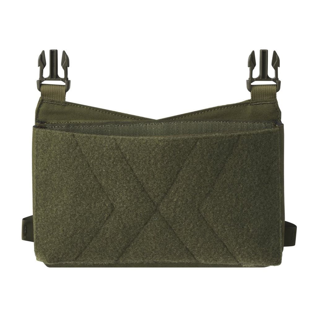 Plataforma frontal GUARDIAN KANGAROO FLAP negra para portaplacas, vista frontal