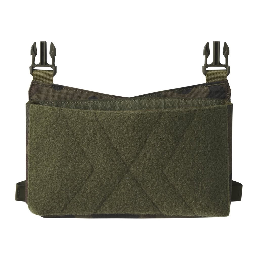 Plataforma frontal GUARDIAN KANGAROO FLAP negra para portaplacas, vista frontal