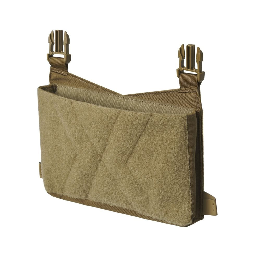 Plataforma frontal GUARDIAN KANGAROO FLAP negra para portaplacas, vista frontal