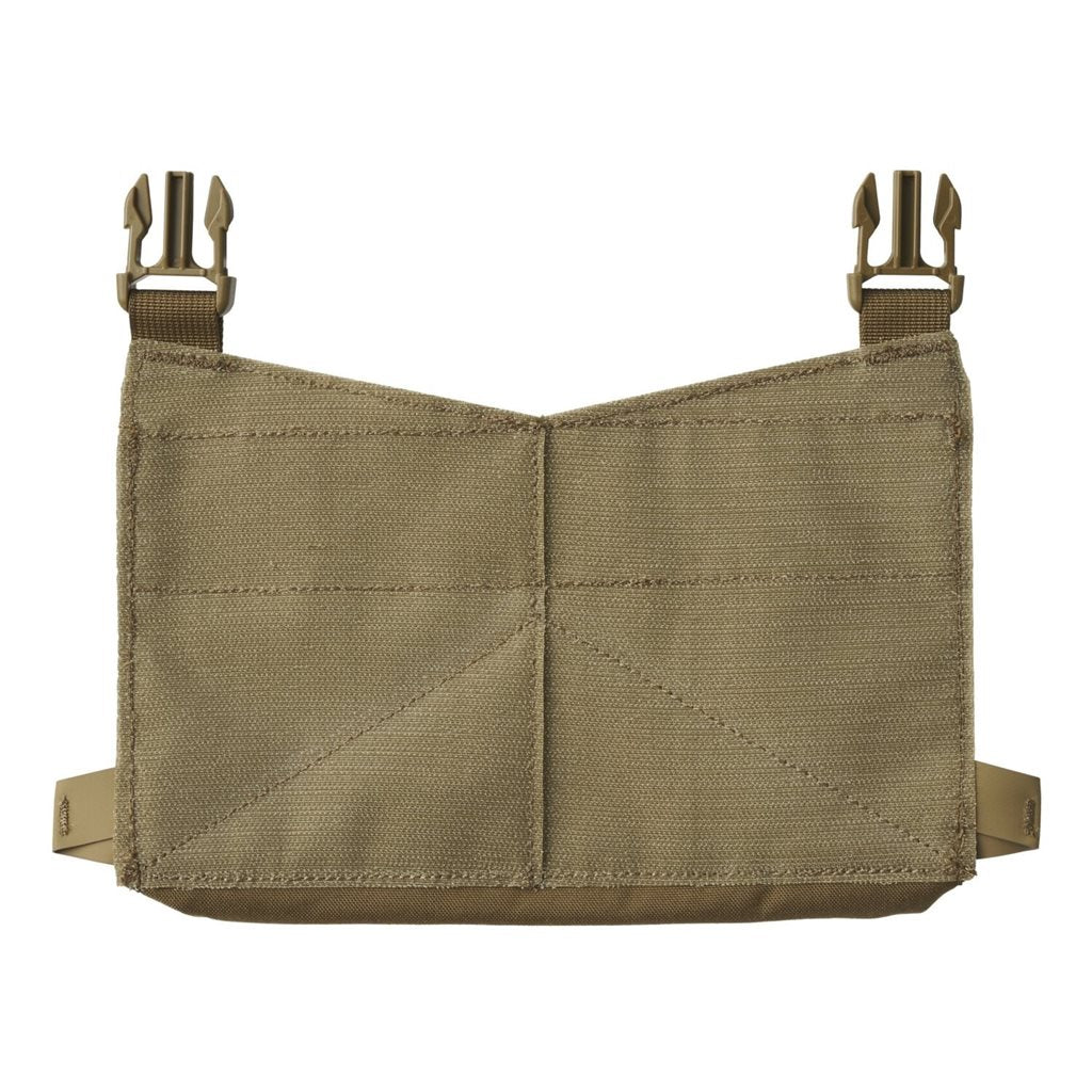 Plataforma frontal GUARDIAN KANGAROO FLAP negra para portaplacas, vista frontal