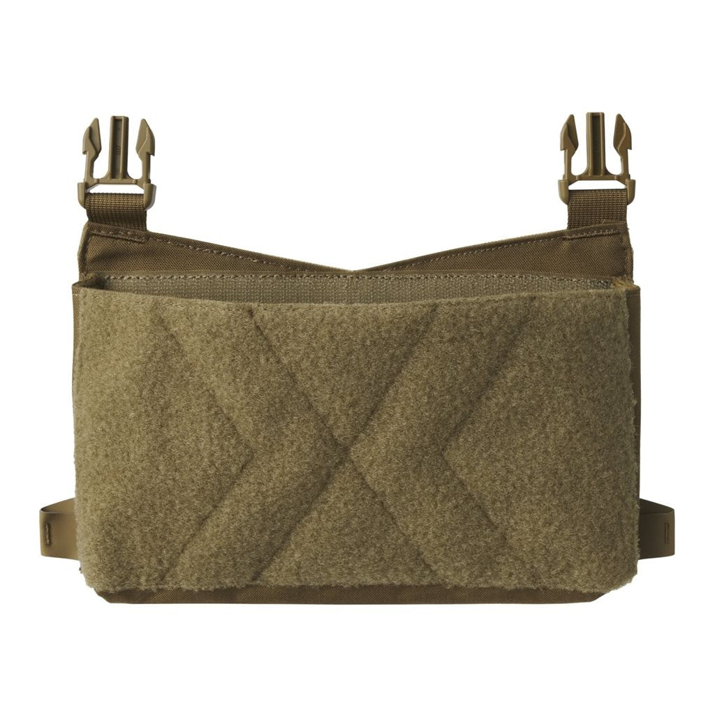 Plataforma frontal GUARDIAN KANGAROO FLAP negra para portaplacas, vista frontal