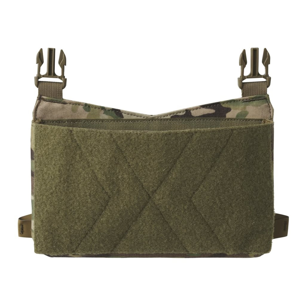 Plataforma frontal GUARDIAN KANGAROO FLAP negra para portaplacas, vista frontal