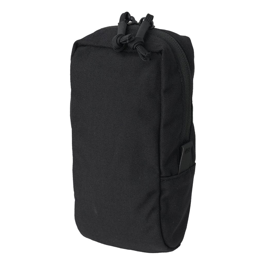 Funda universal MINI POUCH negra con cremallera bidireccional y compatibilidad MOLLE/PALS
