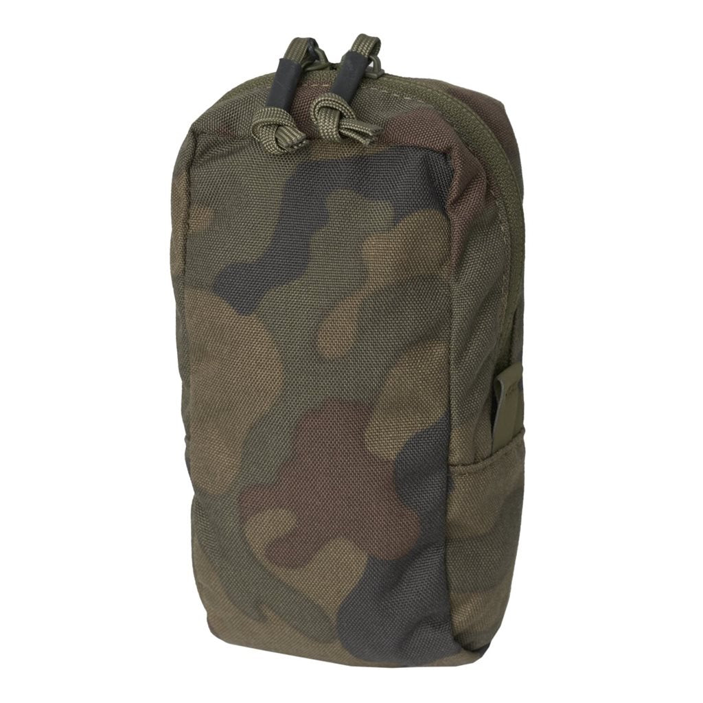 Funda universal MINI POUCH negra con cremallera bidireccional y compatibilidad MOLLE/PALS