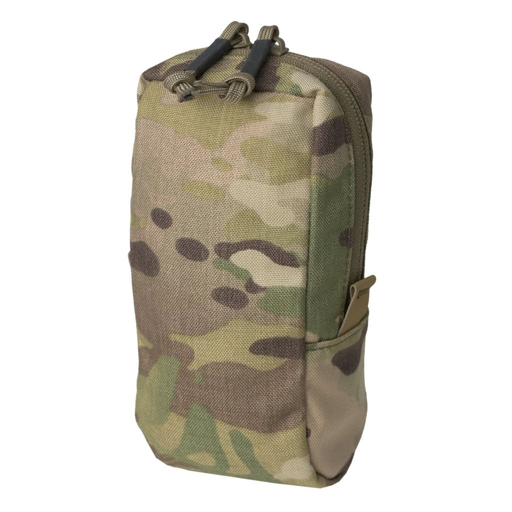 Funda universal MINI POUCH negra con cremallera bidireccional y compatibilidad MOLLE/PALS