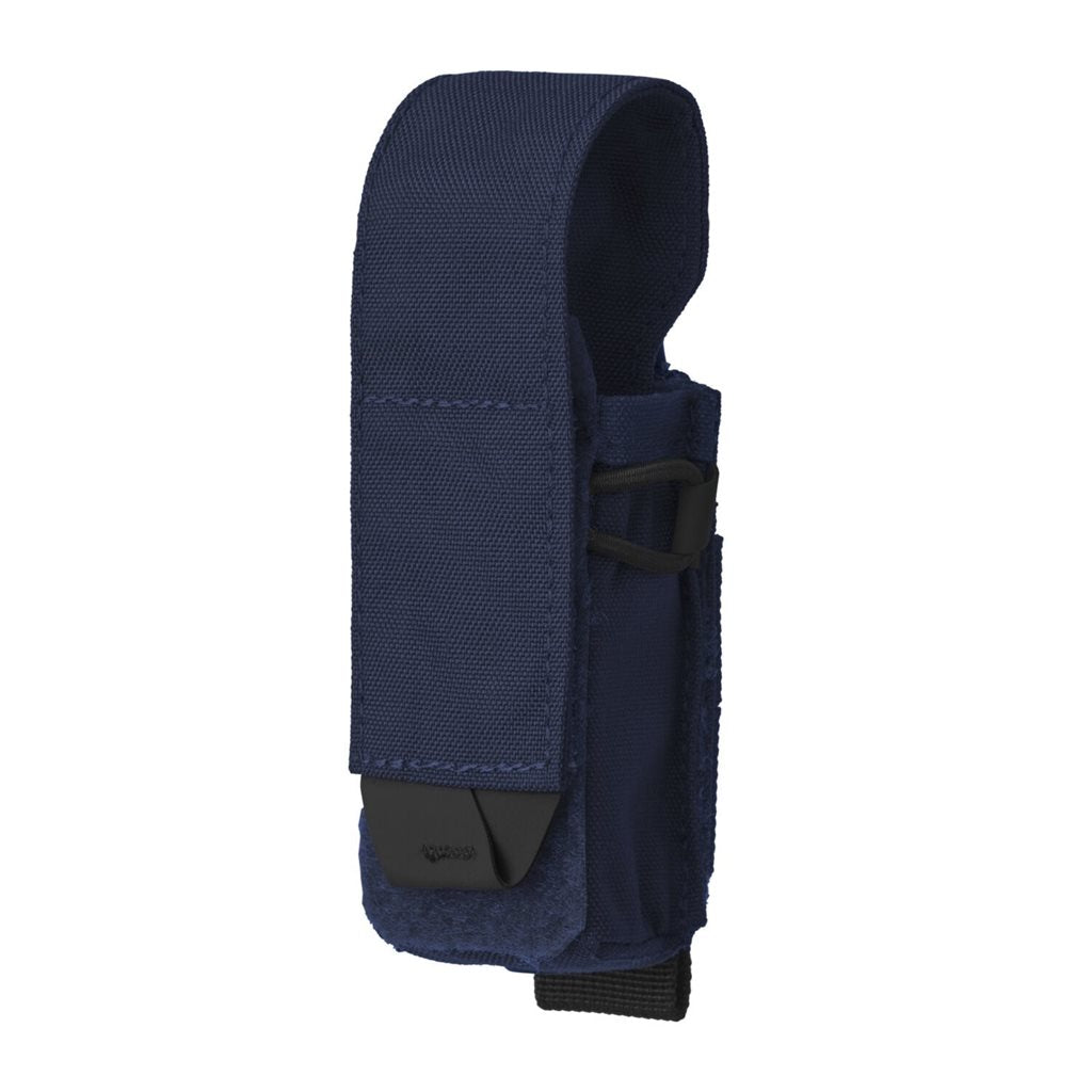 Funda GUARDIAN para cargador de pistola negra, compatible MOLLE/PALS, solapa desmontable