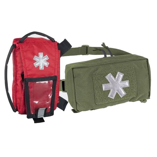 Botiquín MODULAR INDIVIDUAL MED KIT® Negro con inserto médico universal y bolsa/riñonera