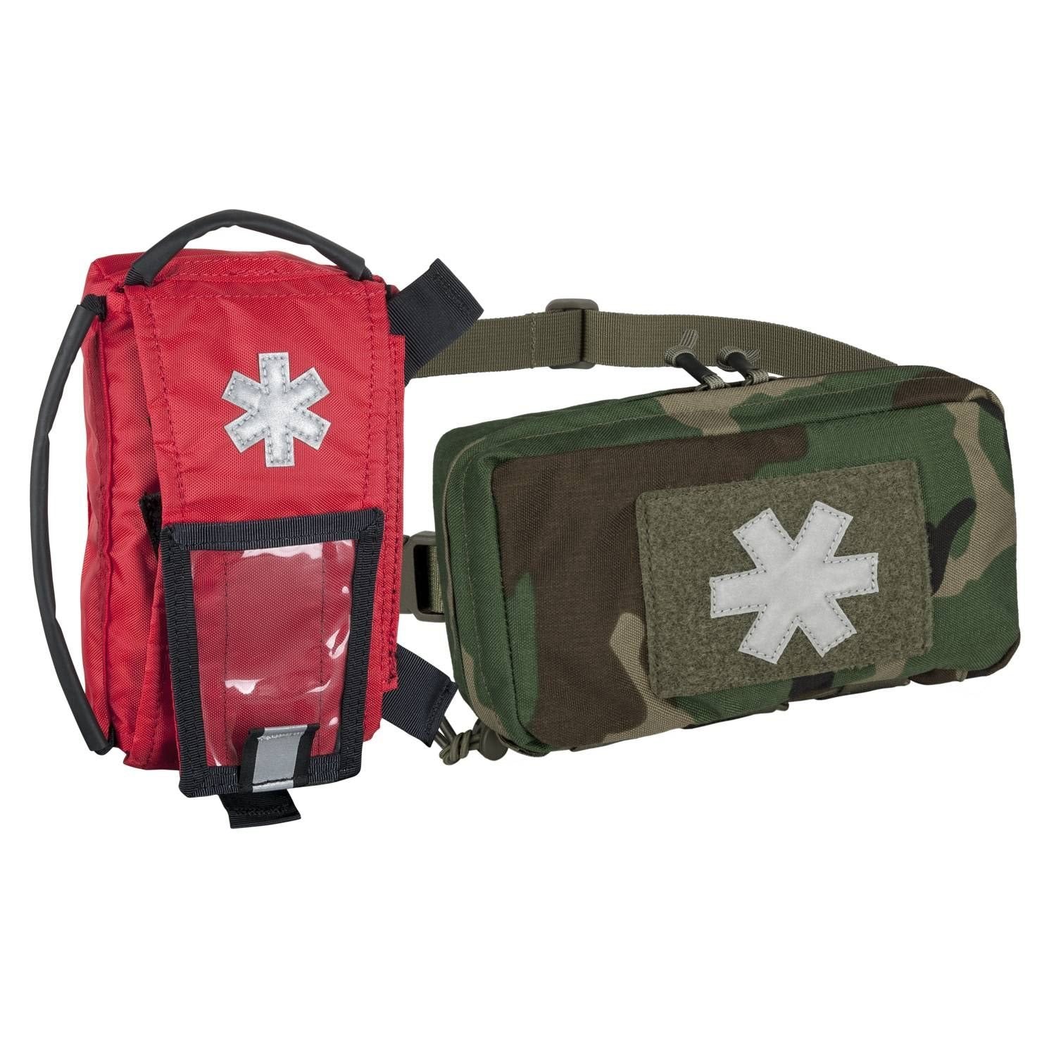 MODULAR INDIVIDUAL MED KIT negro con Universal Med Insert y riñonera