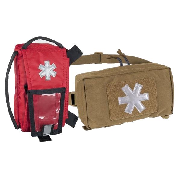 Botiquín MODULAR INDIVIDUAL MED KIT® Negro con inserto médico universal y bolsa/riñonera