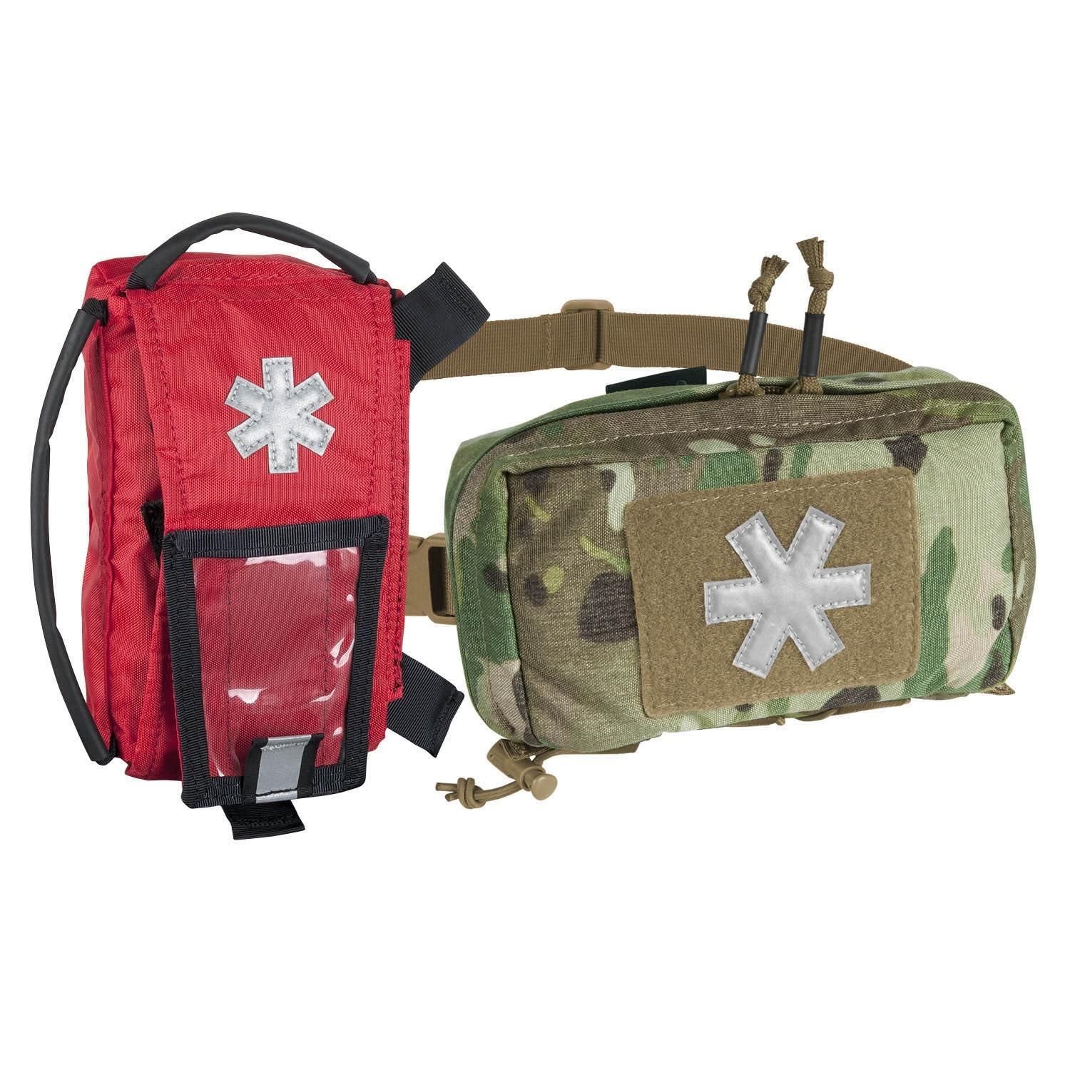 Botiquín MODULAR INDIVIDUAL MED KIT® negro con Universal Med Insert y bolsa/riñonera