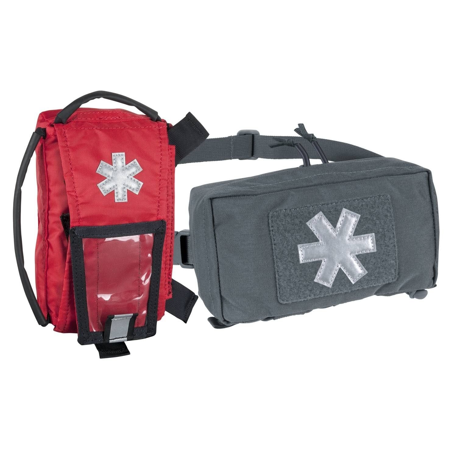 Botiquín MODULAR INDIVIDUAL MED KIT® Negro con inserto médico universal y bolsa/riñonera
