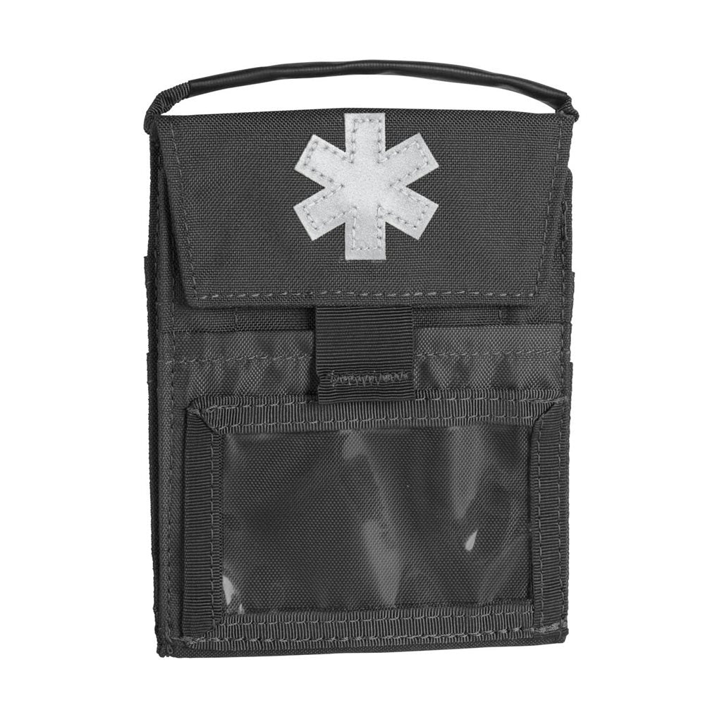 Funda botiquín MED Insert negra, ligera y plegable, diseño compacto que cabe en el bolsillo