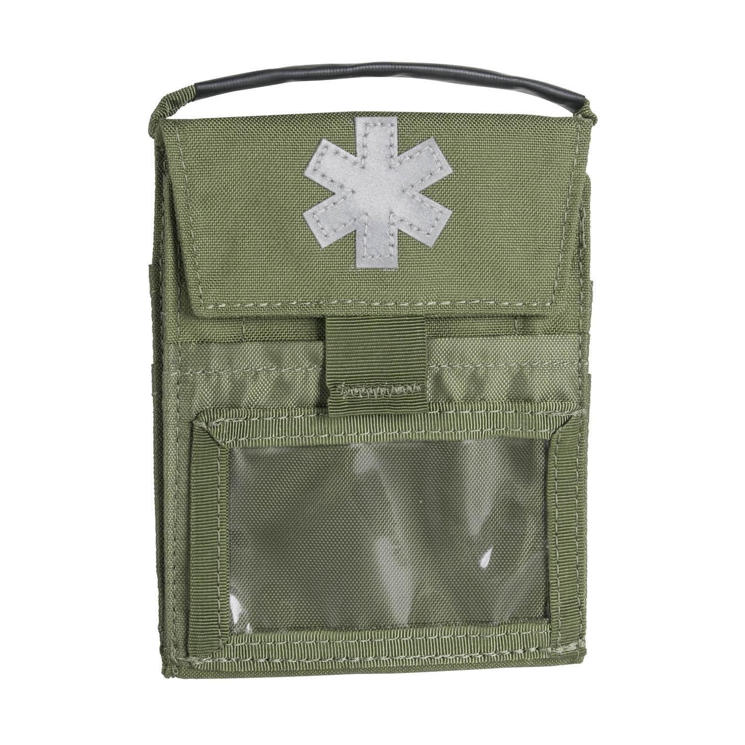 Funda botiquín MED Insert negra, ligera y plegable, diseño compacto que cabe en el bolsillo