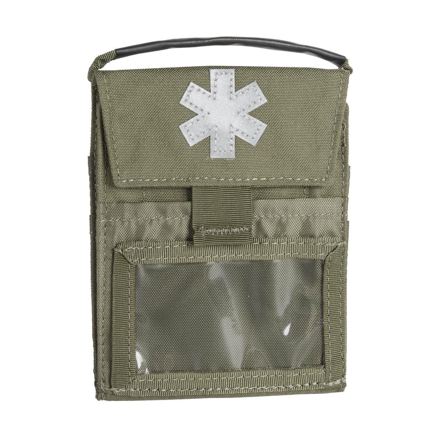 Funda botiquín MED Insert negra, ligera y plegable, diseño compacto que cabe en el bolsillo