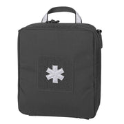 Funda para botiquín de coche negra MO-M07 en Cordura 500D con cremallera YKK y bolsillos de malla