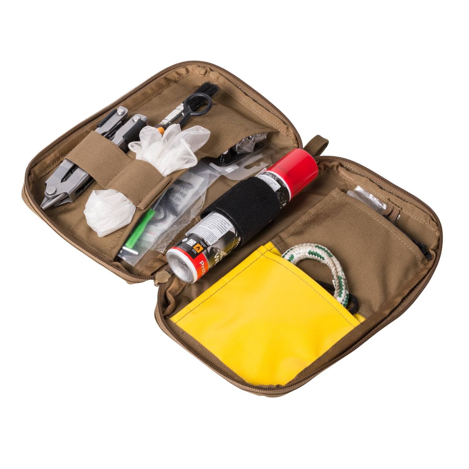 Funda MINI SERVICE, pequeña bolsa para kit de mantenimiento de armas con bolsillos 'sucios' cosidos (sin equipo)