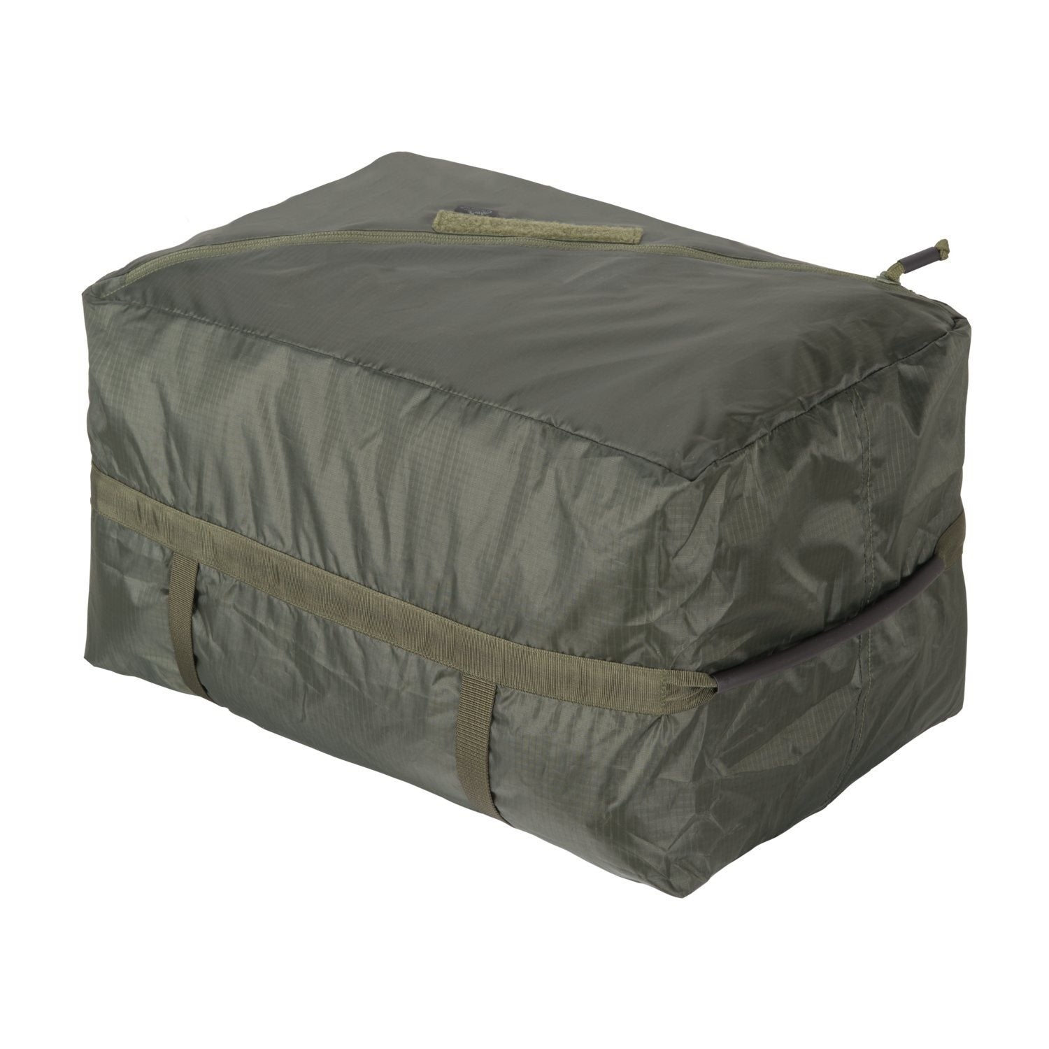 Bolsa organizadora PAKCELL grande negra en micro ripstop con cremallera YKK y asas resistentes