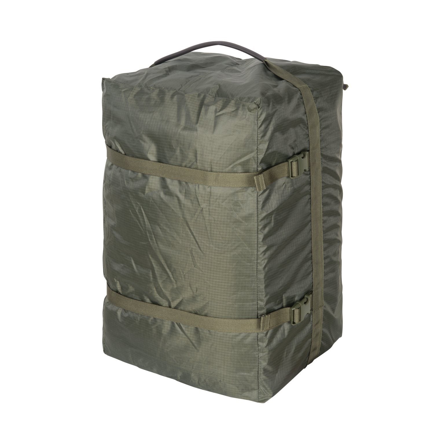 Bolsa organizadora PAKCELL grande negra en micro ripstop con cremallera YKK y asas resistentes