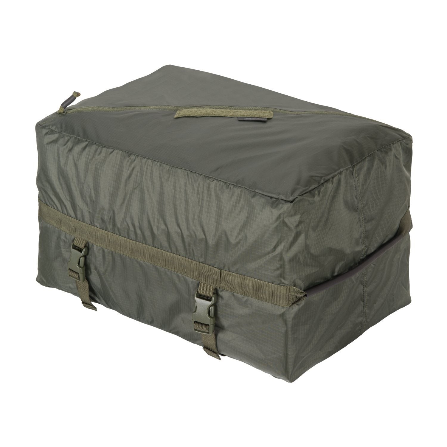 Bolsa organizadora PAKCELL grande negra en micro ripstop con cremallera YKK y asas resistentes
