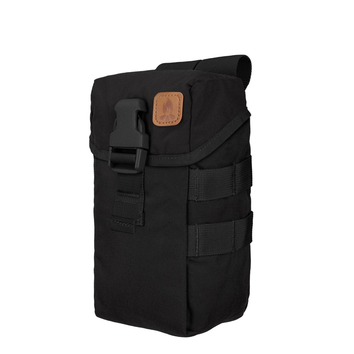 Funda para botella negra MO-O10 en Cordura 500D con anclajes MOLLE/PALS