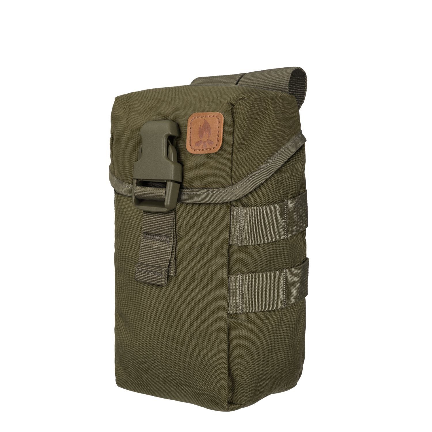 Funda para botella negra MO-O10 en Cordura 500D con anclajes MOLLE/PALS