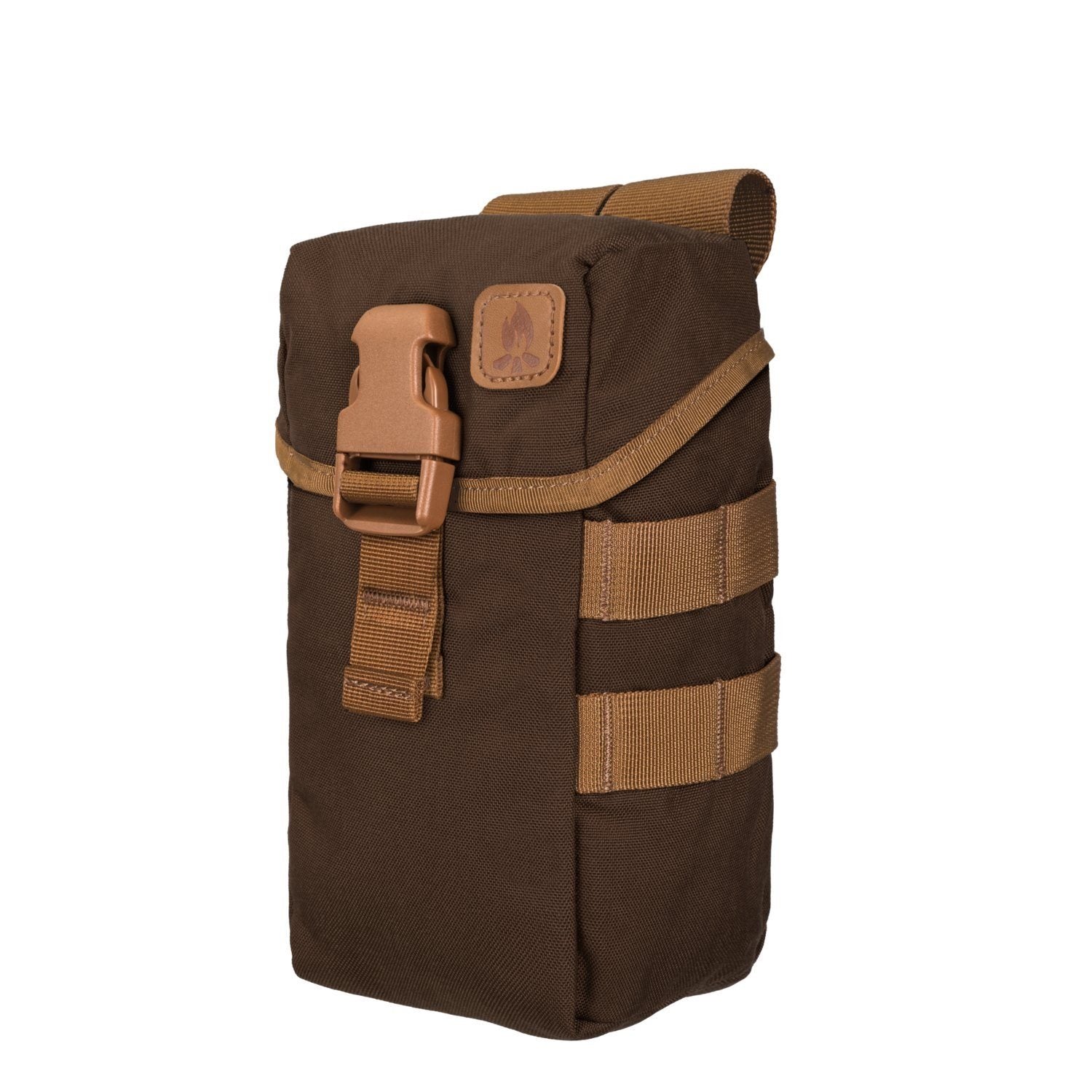 Funda para botella negra MO-O10 en Cordura 500D con anclajes MOLLE/PALS