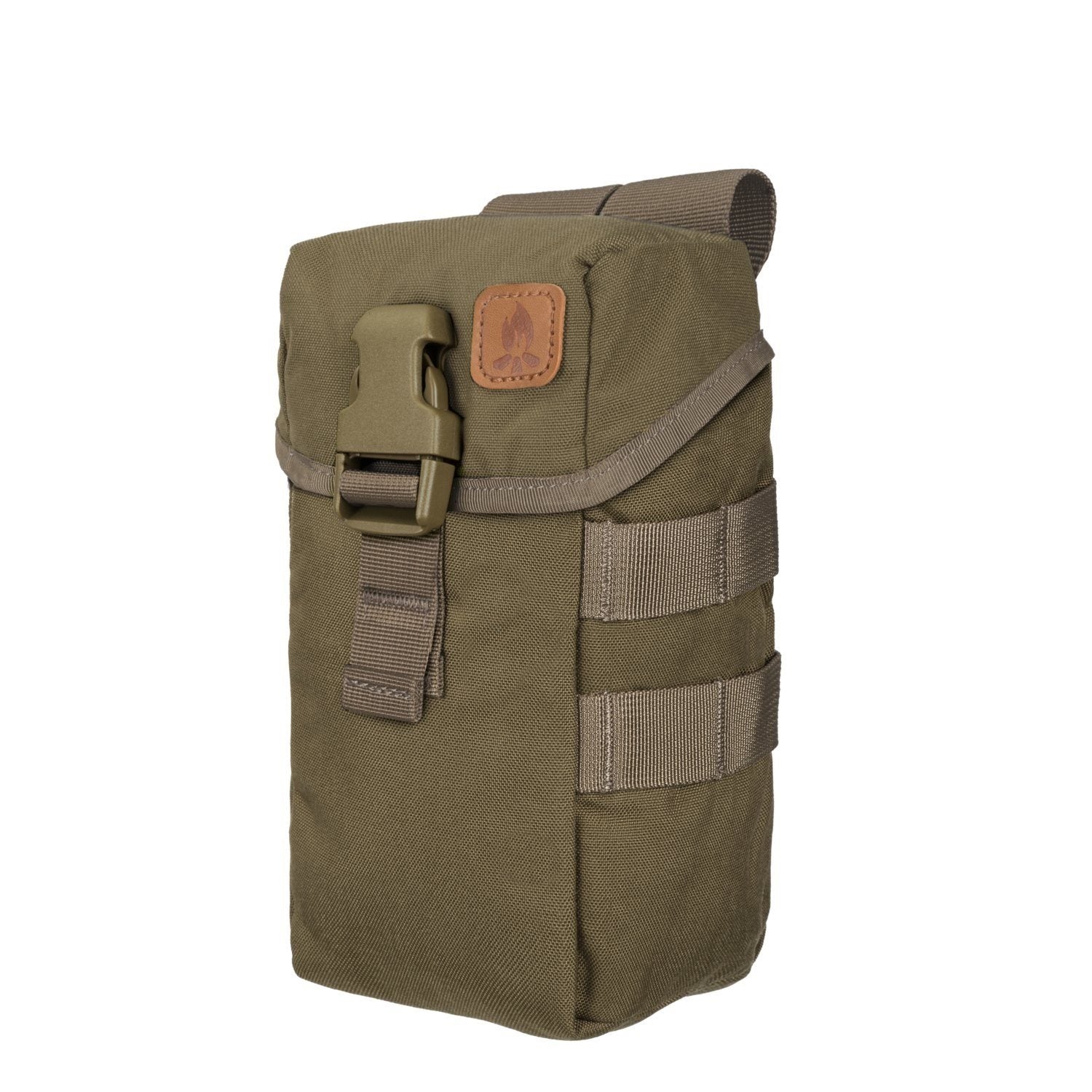 Funda para botella negra MO-O10 en Cordura 500D con anclajes MOLLE/PALS