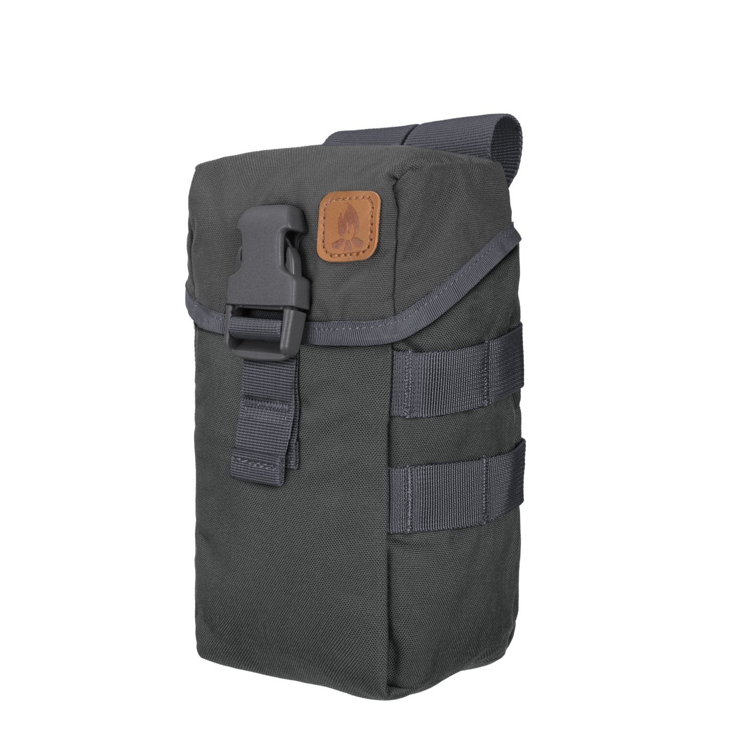 Funda para botella negra MO-O10 en Cordura 500D con anclajes MOLLE/PALS