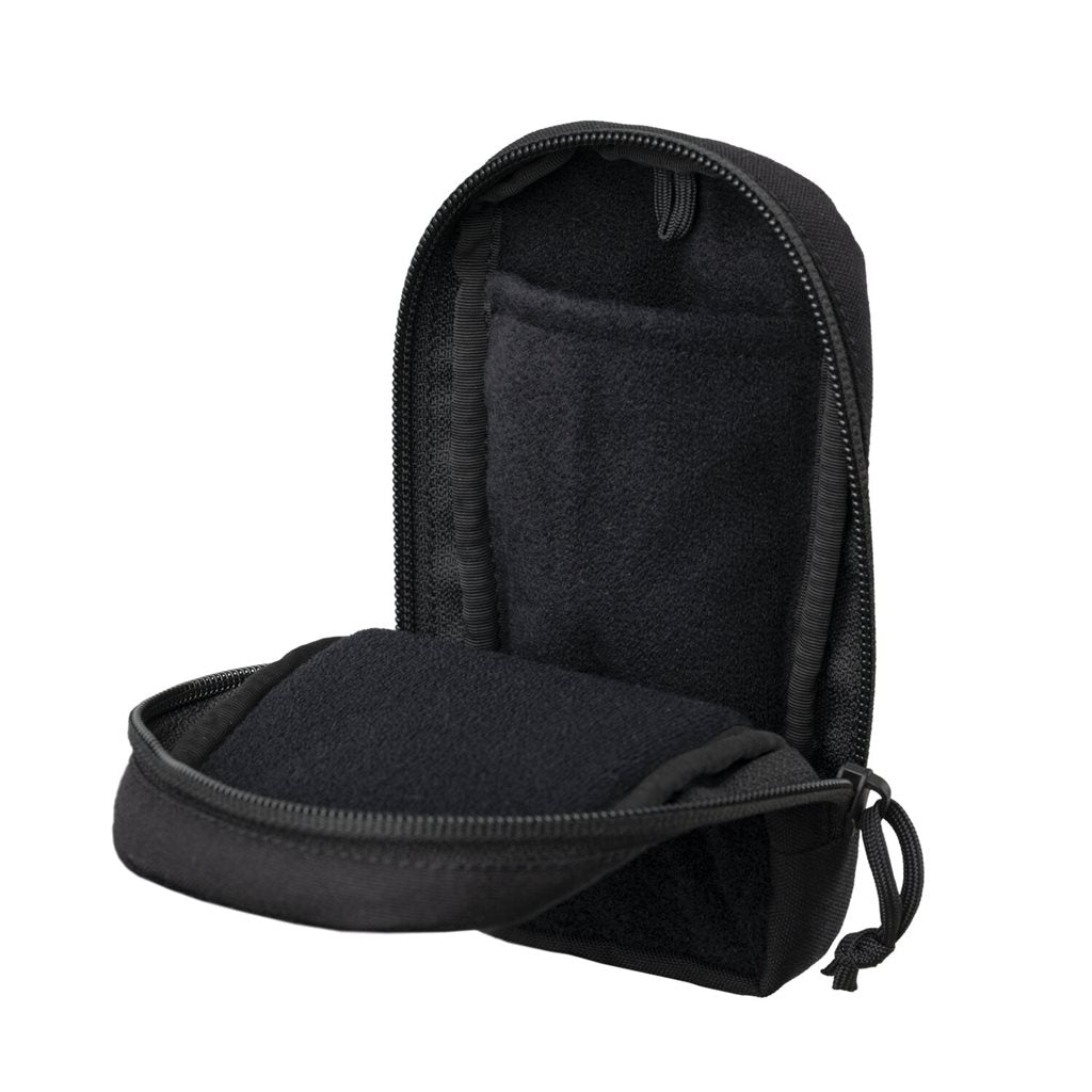 Funda administrativa negra para móvil con sujeción modular