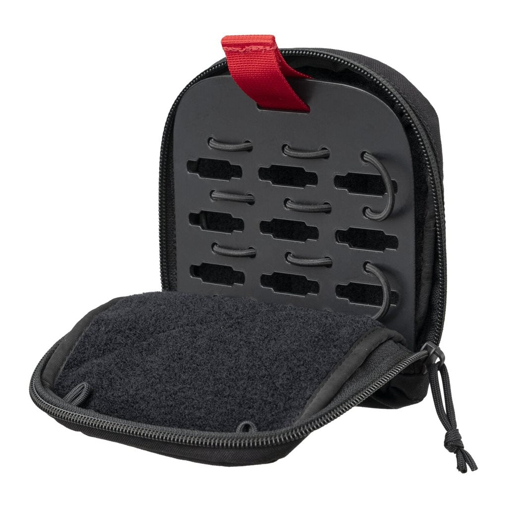 Funda universal SAR Medium negra, bolsa plana con organizador interior extraíble y sujeción a sistema modular