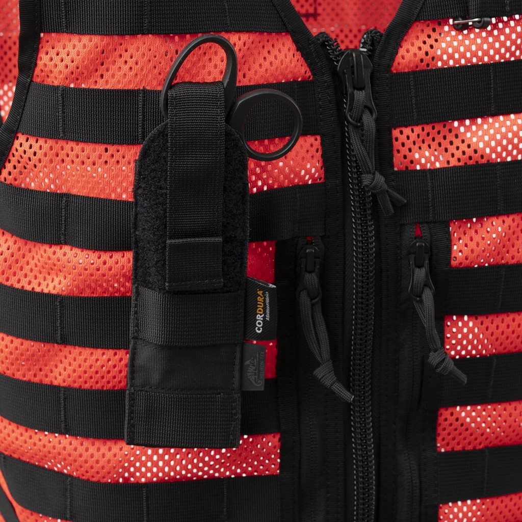 Funda SAR negra para tijeras sanitarias con sujeción para sistema modular (MOLLE)