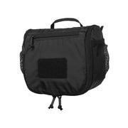 Neceser TRAVEL negro con bolsillos de malla, espejo desmontable y gancho