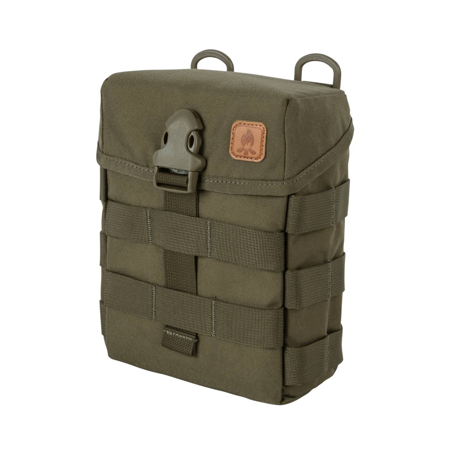 Funda E&E [U.03] Cordura negra, compatible con MOLLE/PALS, vista frontal del producto