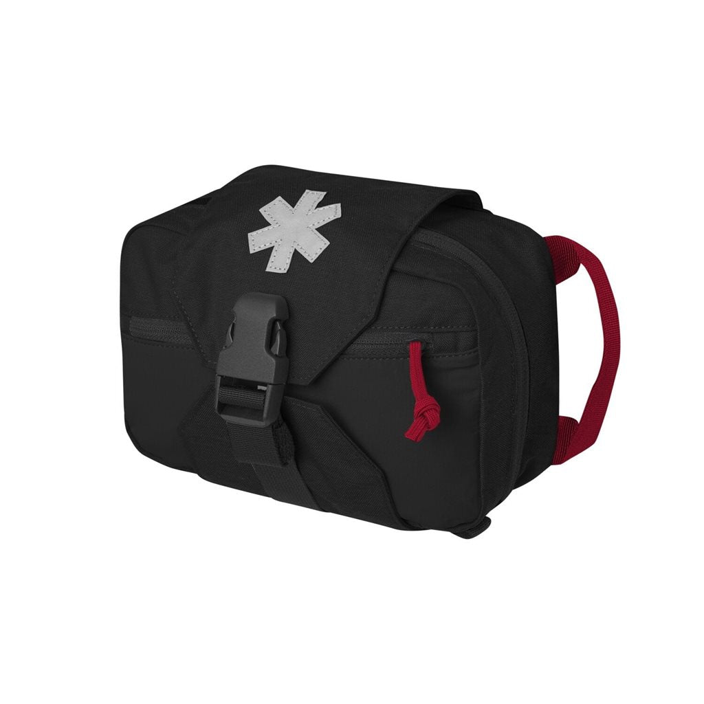 Funda VEHICLE MED KIT botiquín de coche negra con acceso rápido y sujeción al reposacabezas