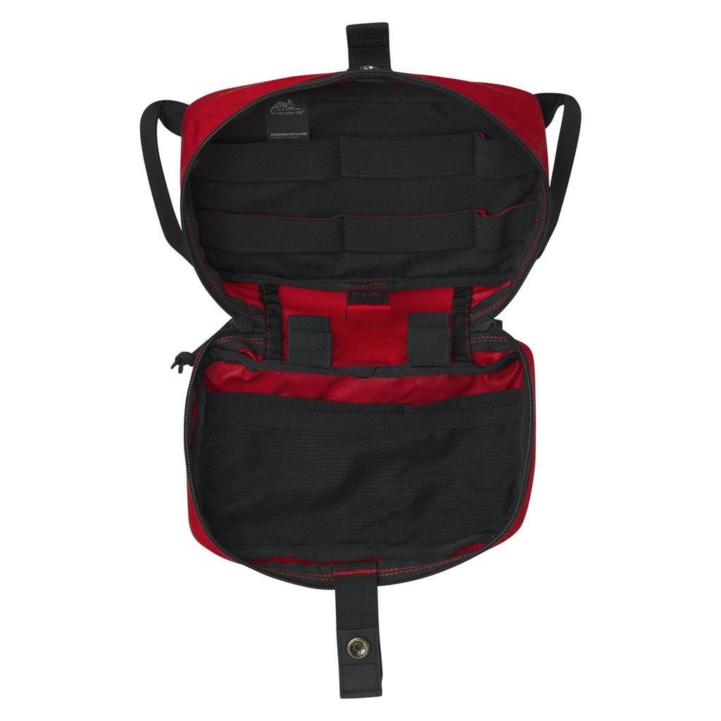 Funda VEHICLE MED KIT botiquín de coche negra con acceso rápido y sujeción al reposacabezas