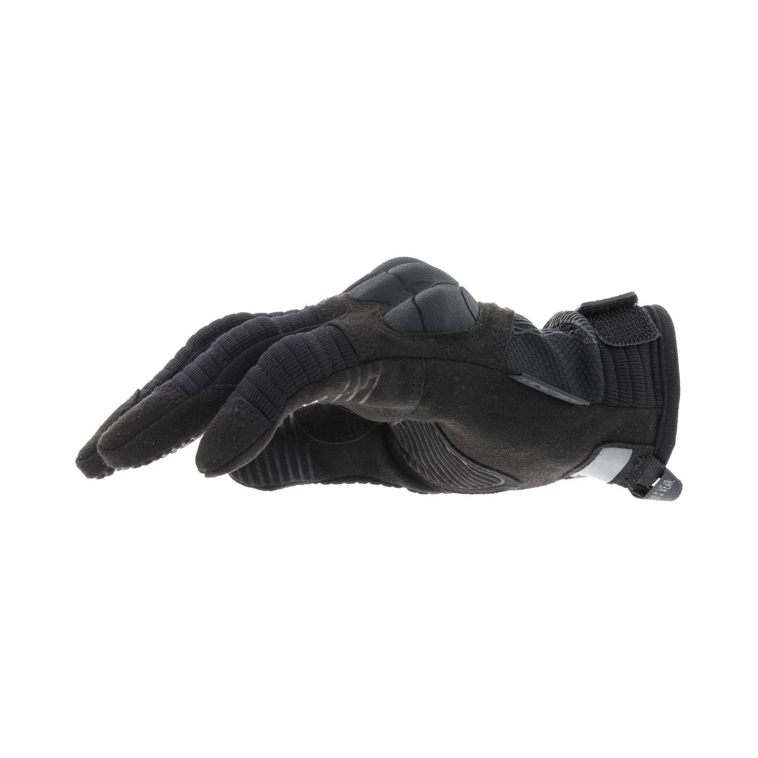 Guantes Mechanix M-Pact 3 negros, vista de la palma y parte superior