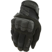 Guantes Mechanix M-Pact 3 negros, vista de la palma y parte superior