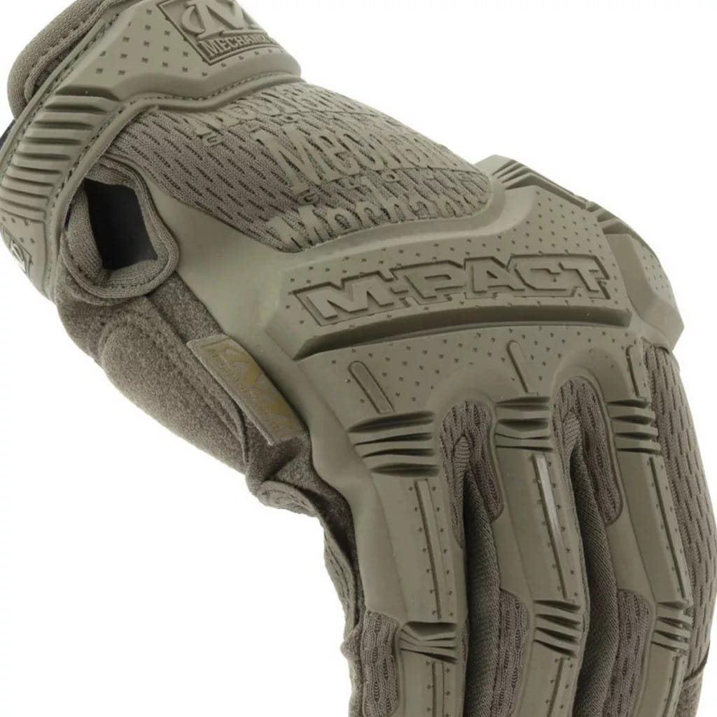 Guantes Mechanix M-Pact Zeené MPT-60 con acolchado EVA superior y relleno de gel en la palma