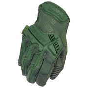 Guantes Mechanix M-Pact verde brillante con protecciones de EVA en el dorso y relleno de gel en la palma