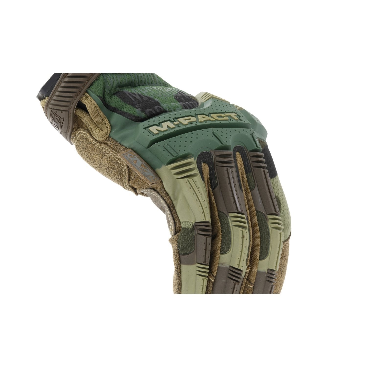 Guantes Mechanix M-Pact Coyote/Camo, vista delantera del producto