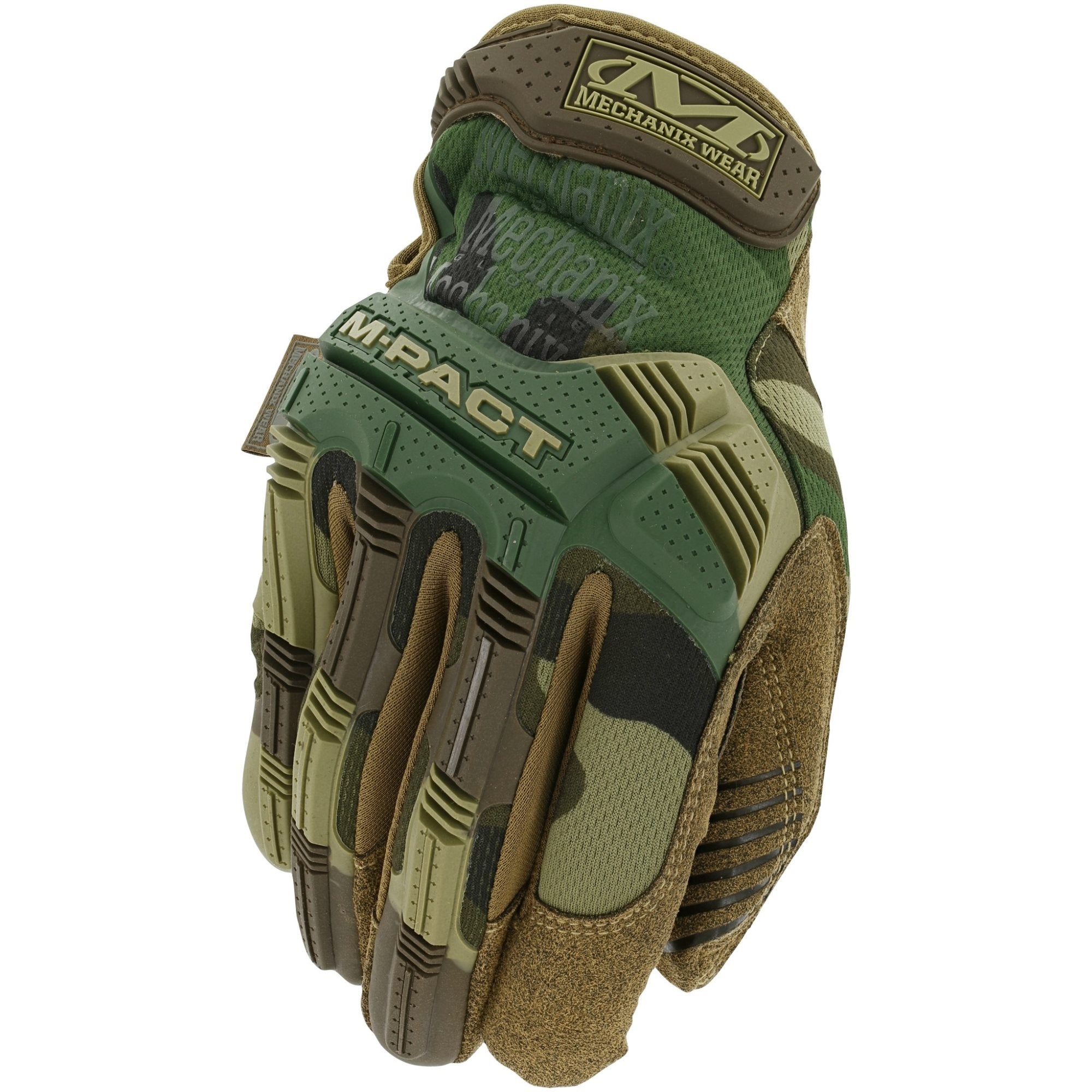 Guantes Mechanix M-Pact Coyote/Camo, vista delantera del producto