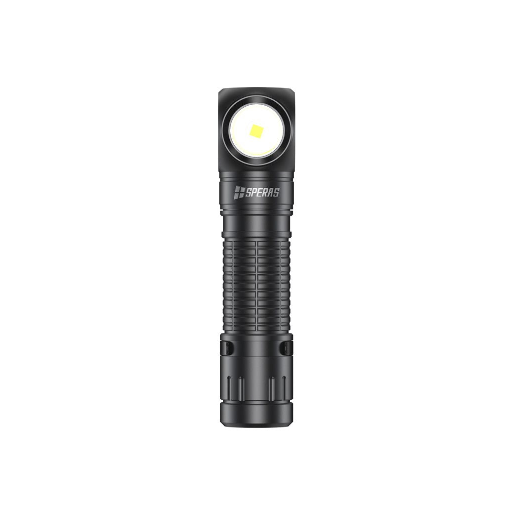 Linterna frontal recargable M2R 1200 lúmenes, 120 m, aluminio IP68 con clip metálico y base magnética