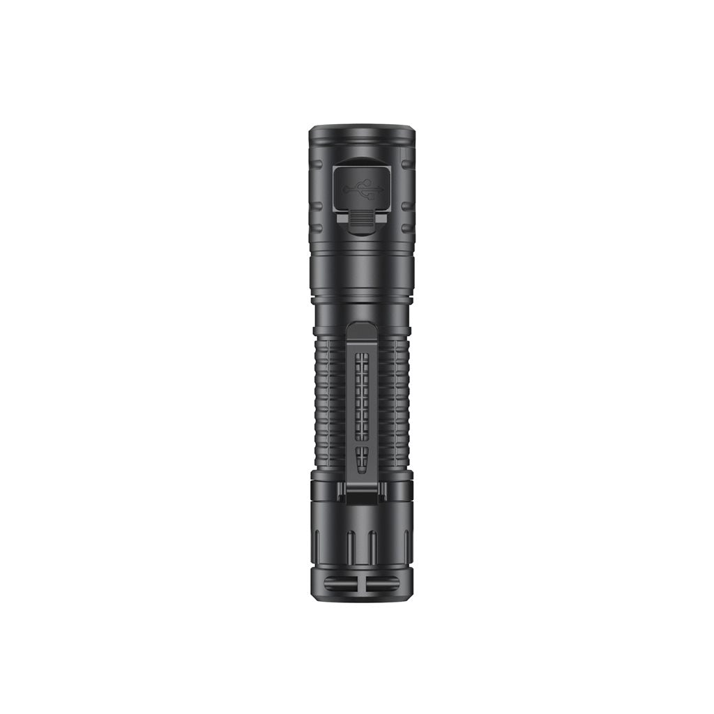 Linterna frontal recargable M2R 1200 lúmenes, 120 m, aluminio IP68 con clip metálico y base magnética