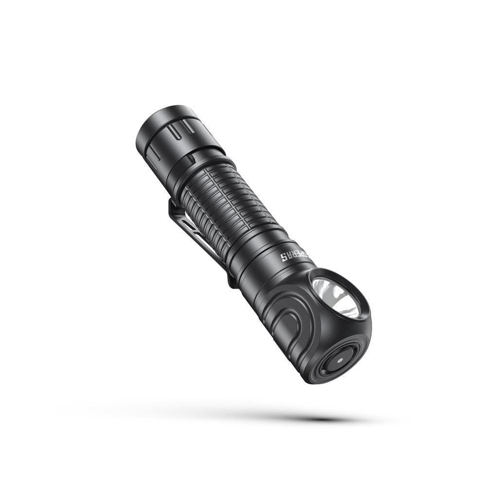 Linterna frontal recargable M2R 1200 lúmenes, 120 m, aluminio IP68 con clip metálico y base magnética