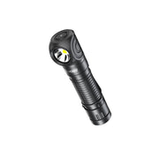 Linterna frontal recargable M2R 1200 lúmenes, 120 m, aluminio IP68 con clip metálico y base magnética