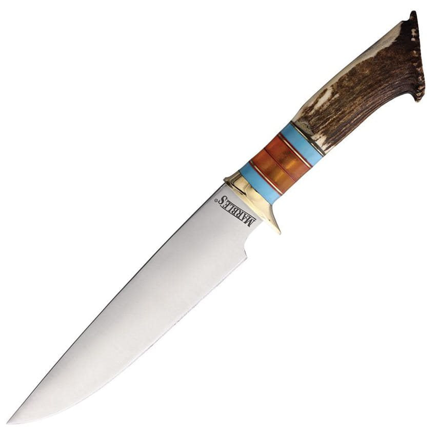 Cuchillo Bowie CROWN STAG con hoja fija de acero inoxidable y filo liso