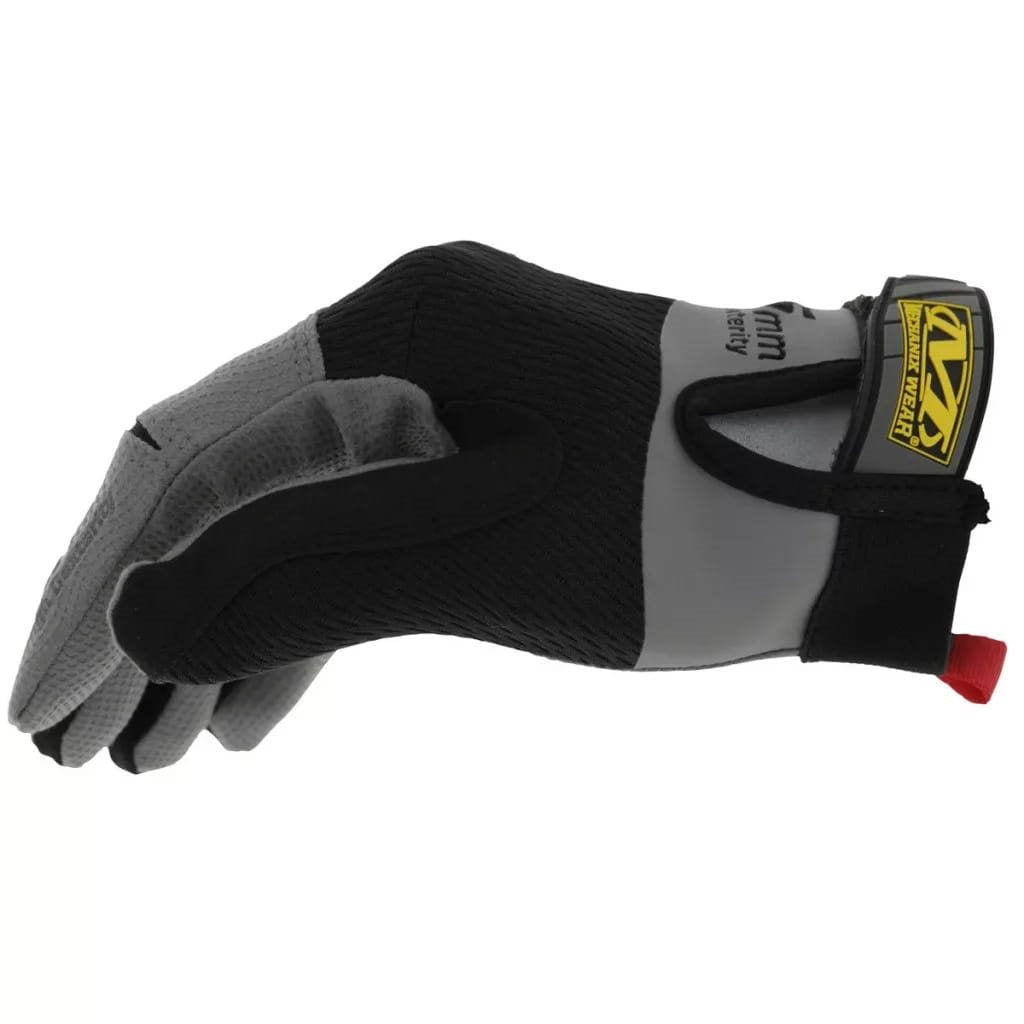 Guantes Mechanix Specialty 0,5 mm en negro y gris, guantes de tiro