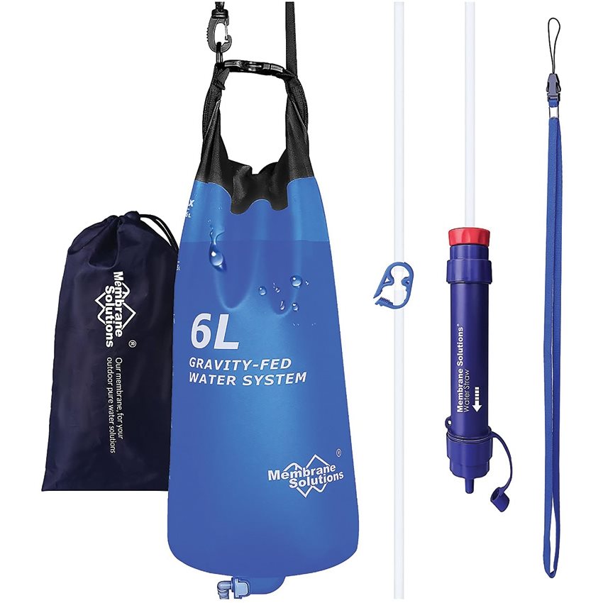 Filtro gravitacional MEMBRANE SOLUTIONS 6 L azul