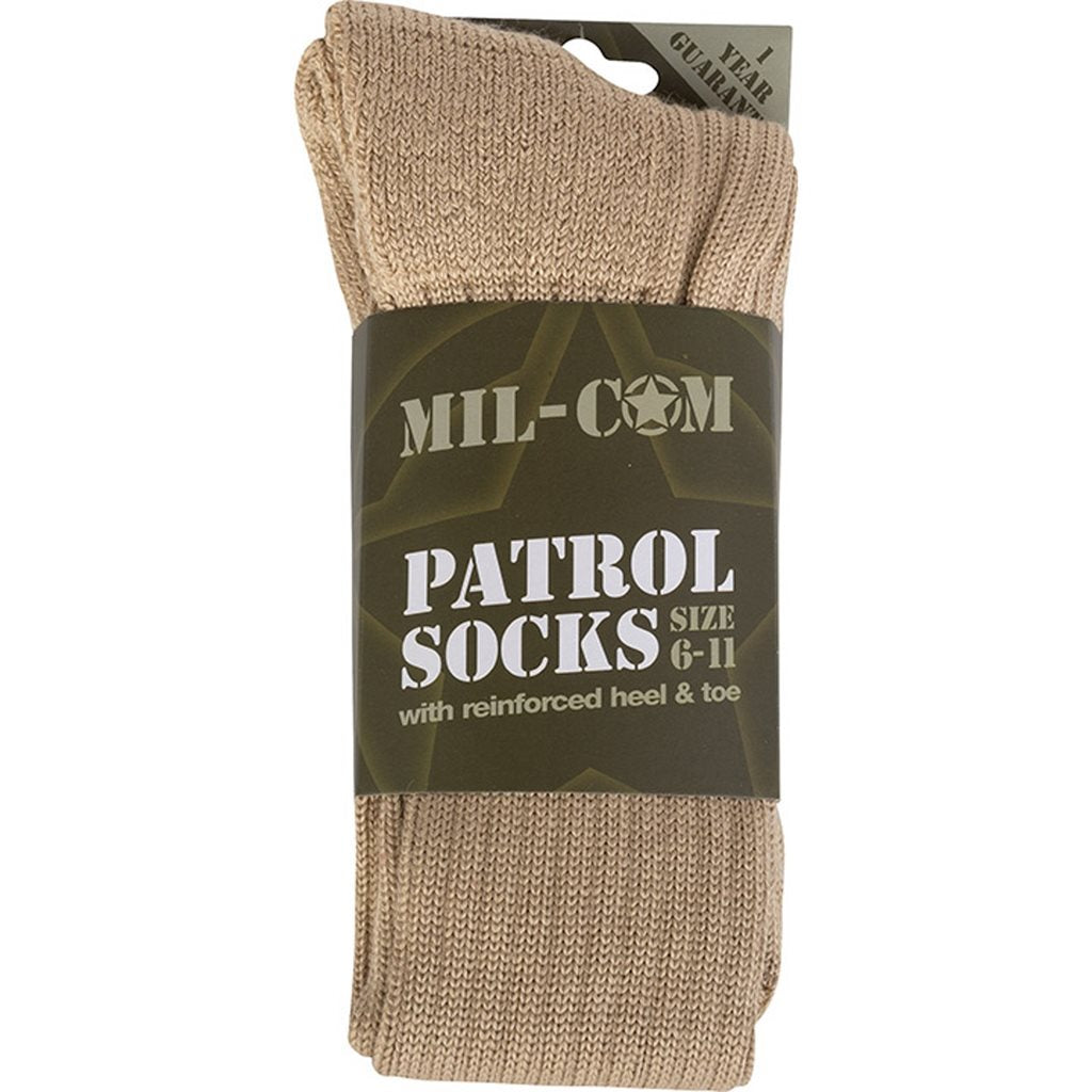 Calcetines PATROL negros talla 6-11, 62% acrílico, 28% lana, 10% poliéster