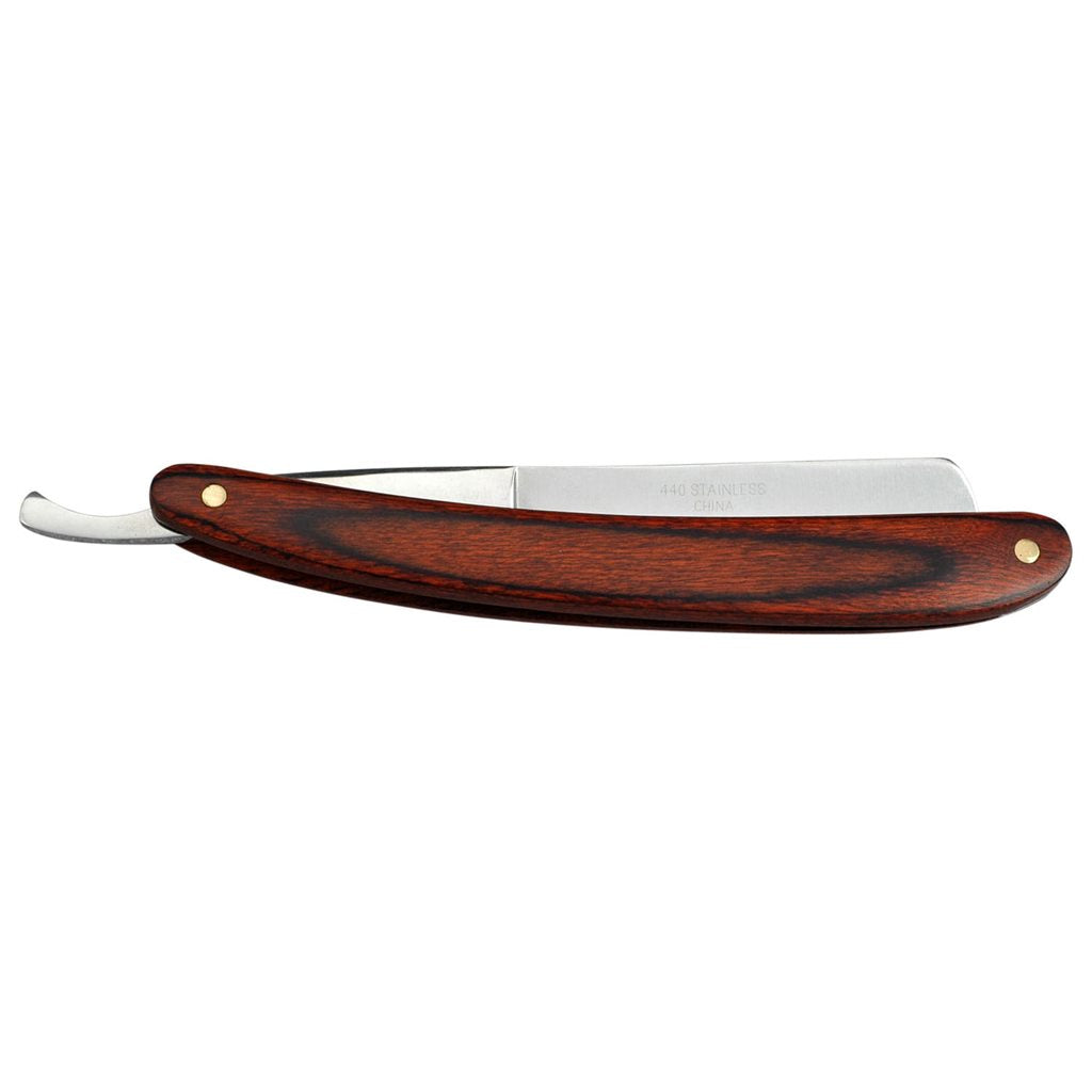 Navaja BROWN WOOD con cachas de madera marrón